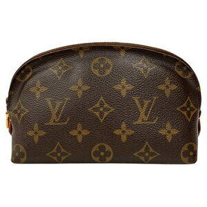 Louis Vuitton Pochette Cosmetic Monogram Brown Pouch